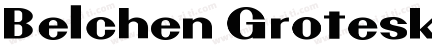 Belchen GroteskBeta Semibold字体转换